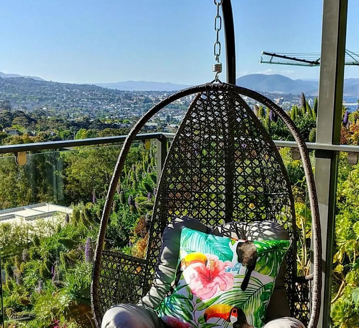 The View 2 Bed Unit With Stunning Hobart Outlook Lägenhet